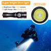 Wurkkos DL02 Dive Torch, Scuba Diving Flashlight Max 3000Lumen, 496M