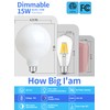 CRLight 5-inch 15W 4000K Neutral Opal G125 Large Globe LED
