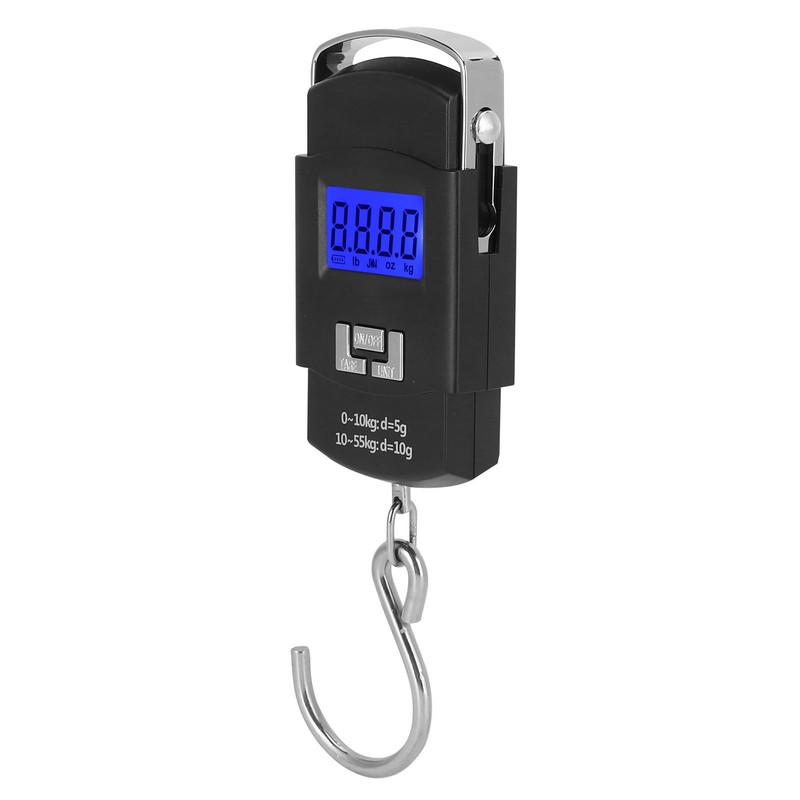 Electronic Scale 55KG Portable Digital Scale with Hanging Hook for