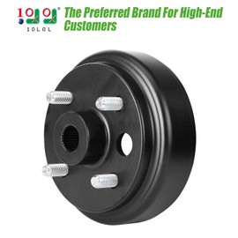 10L0L Brake Hub Drum for 4 Cycle Gas EZGO TXT, RXV, Marathon, Medalist, Shuttle 4/6, ST Express/Sport II, MPT, Workhorse, OEM# 21807-G1 21807G1 41843-94