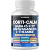 Corti-Calm Cortisol Supplement, L Theanine, Ashwagandha, Vitamin D 3, GABA