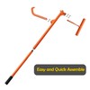 PIRIPARA 50.9" Timberjack Log Lifter, Adjustable Log Roller Cant Hook,