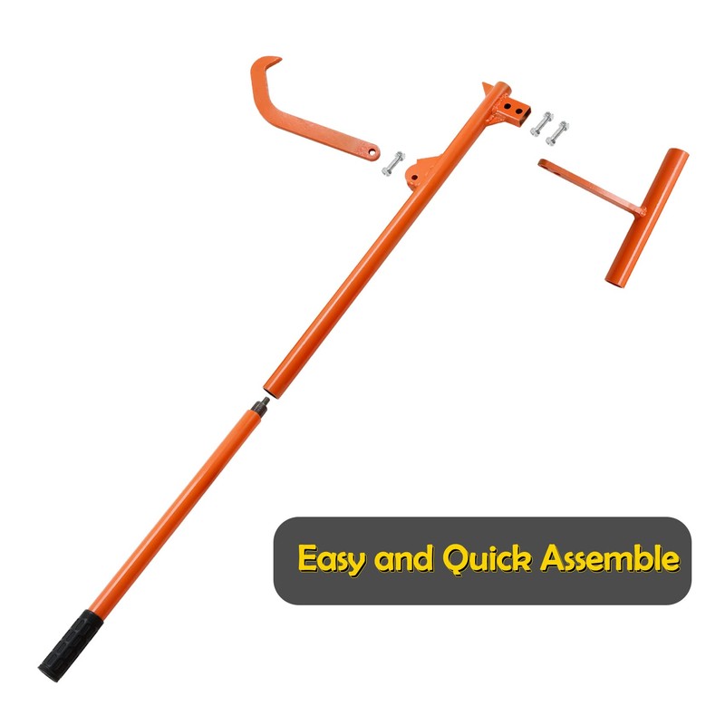 PIRIPARA 50.9" Timberjack Log Lifter, Adjustable Log Roller Cant Hook,