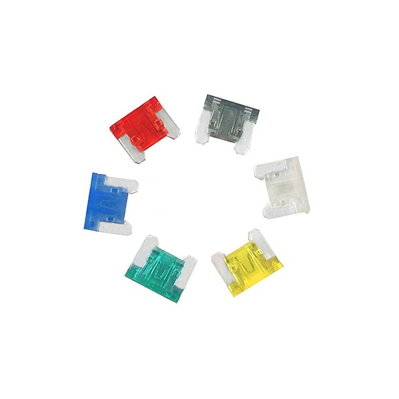 (60 Pcs) MCIGICM Low Profile Mini Fuse, 7A 10A 15A