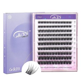 GAQQI 래쉬 클러스터, 속눈썹 클러스터 120PCS C 컬 개별 래쉬, 위스피 연장 10-16mm 혼합 길이, 내추럴 룩 GQ03, 컬, 10-16mm) [PG4] GAQQI Lash Cluster, Eyelash Cluster 120PCS C Curl Individual Lashes, Wispy Extension 10-16mm Mixed Length, Natural Look GQ03, Curl, 10-16mm) [PG4]