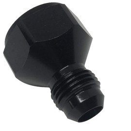 6AN Female to 4AN Male Flare Reducer Fuel Line Hose Fitting Adapters Aluminum Reducing Pipe Anodized Black