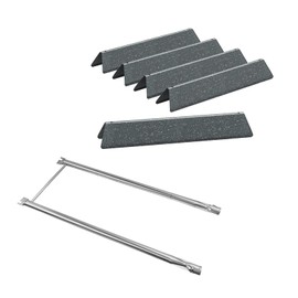 7535 Flavorizer Bars and 7507 Burner Tube for Weber 7535 7507, 21.5'' Flavorizer Bars and Burner Tube Kit for Weber Spirit 200 Series, Weber E-200, E-210, S-200, S-210, Genesis Silver A, Spirit 500