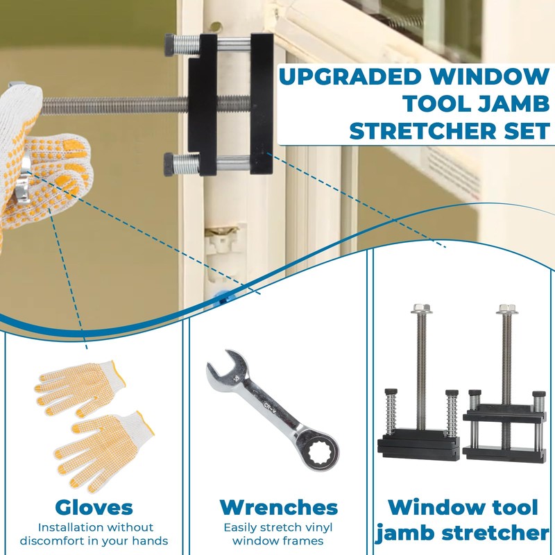 AUTOVIC Upgraded Window Tool Jamb Stretcher Set Window Spreader Jamb