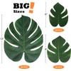 Moon Boat Tropical Palm Leaves Plant Imitation Leaf-Hawaiian/ Luau/Jungle Party