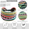 Pack de 6 diademas bohemias SAWINDA en colores vivos para