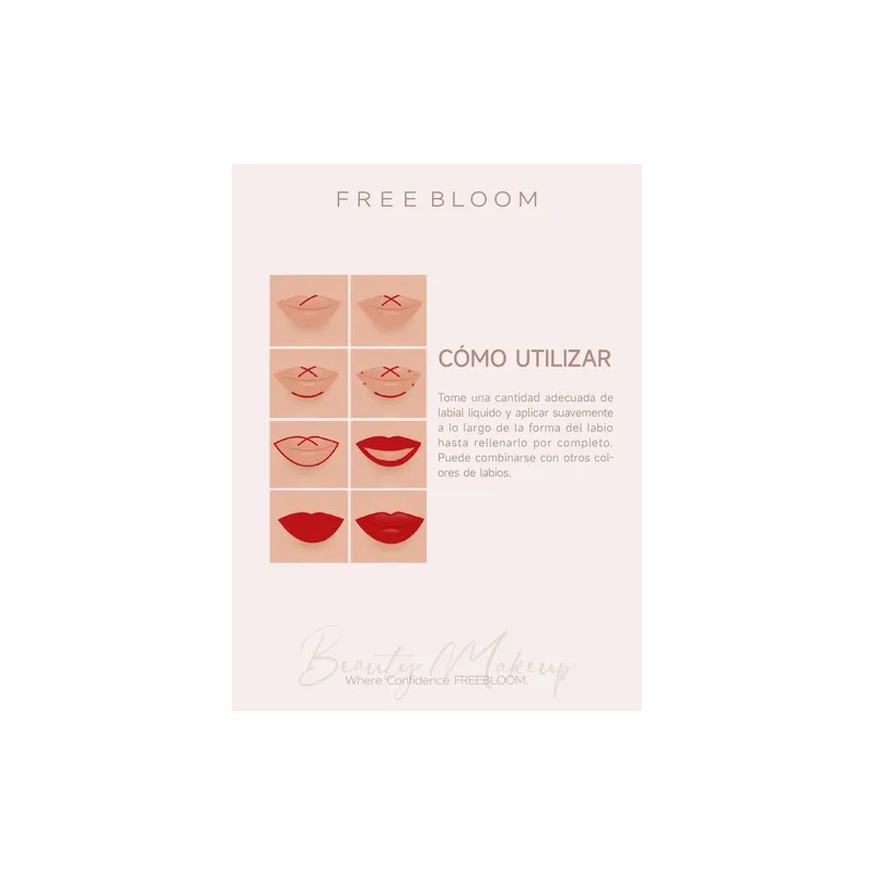 Labial Liquido Brillante De Luz Cristal De Freebloom