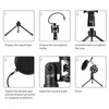 Desktop Microphone Tripod Stand Foldable Mic Stand with Shock Mount