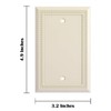 Henne Bery Sunken Pearls Heavy Duty Switch Plate/Wall Plate/Outlet Cover