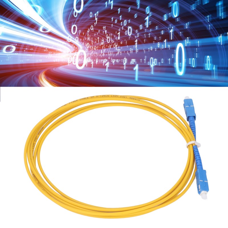 5PCS Optical Fiber Extension Cable Single Mode LSZH Sheath Fiber