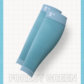 Hapireg Calf Compression Supporter 1 Pair, 2-Piece Set (Forest Green)