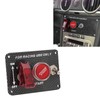Universal Carbon Fiber Style 12V Ignition Switch Panel Aluminium Alloy