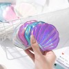 Yinore 4x Foldable Makeup Mirror Double-Sided Magnify Shell Cosmetic Mirrors
