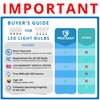 Great Eagle A19 LED Light Bulbs 40 Watt Equivalent -