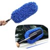 Car Wash Brush with Flexible Stainless Steel Handle – Microfiber