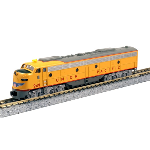 Kato USA Model Train Products 176-5324 E9A Locomotive, Armor Yellow