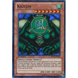 YU-GI-OH! - Kazejin (BPW2-EN004) - Battle Pack 2: War of The Giants - Round 2 - 1st Edition - Super Rare