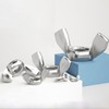 Pack of 6 Wing Nuts Stainless Steel Stainless Steel Wing