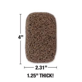 Hartfelt Magic Pumice Stone for Feet Callus Removal | Easy to Use Foot Scrubbing Stone for Removing Dead Skin from Heels, Toes, and Feet | Chemical-Free Foot Exfoliator - Pedicure Essential