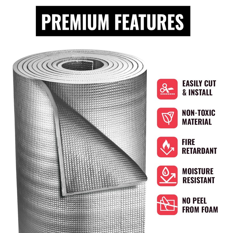 SEALTECH 3mm Reflective Insulation Roll - Premium Foam Core Radiant