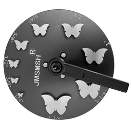 JMSMSH Disc Cutter Butterfly Shape,Set of 9 Butterfly Shape Punches,Jewelry Making Forming Pendant Punch Mold