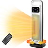 Comfort Zone 26-Inch 1500W Tower Space Heater for Indoor Use,