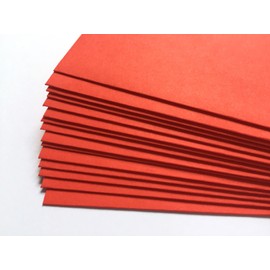 ELCO C6 Red Intensive Red Envelopes C6 = 162 x 114 mm with Peel and Seal 100 g/m² Envelopes Pack of 25