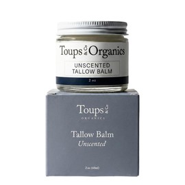 Toups & Co Tallow Balm – Unscented | Grass-Fed Tallow Balm for Face & Body | Fragrance-Free Daily Moisturizer | Minimal Ingredient Skincare | Essential Oil Free | 2 oz