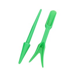 (2pcs/Set) Garden Plastic Seeds Widger Seedlings Dibber Sowing Tools Transplanting Planting Tools for Indoor Gardening Plant Care