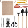13 Pieces Bonsai Tools Set Succulent Mini Garden Hand Tools