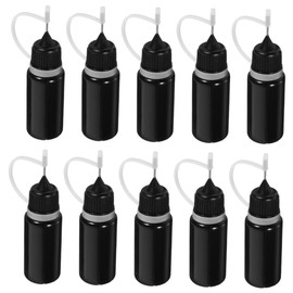 Ciieeo 10pcs Needle Tip Squeeze Bottles Glue Oil Applicator Bottles for Precision Application