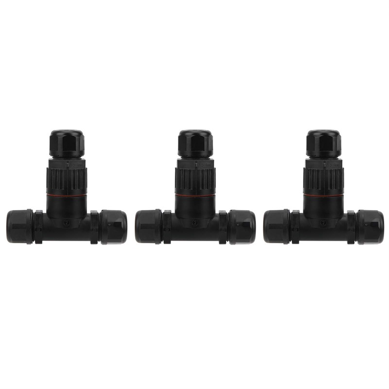 Uds Ip68 3 Vías en Forma de T Conector Ip68