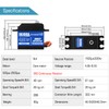 INJORA 35KG Digital Servo Waterproof 360° Rotation and 25T 8mm*16mm