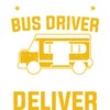 CafePress School Bus Driver I Always Deliver Euro Oval Car