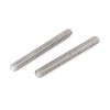 uxcell M4 x 40mm 304 Stainless Steel Fully Threaded Rod