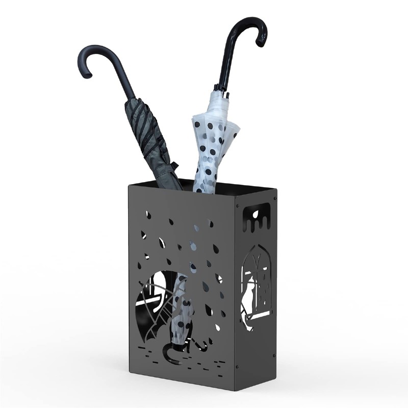Mango Steam Umbrella Rack, Raining Cats Black
