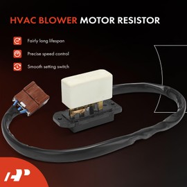 A-Premium HVAC Blower Motor Resistor with Wire Harness Kit Compatible with Honda Vehicles - Accord 1990 1991 1992 1993 - Replace# 1468106262, 79330SM4003