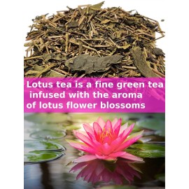 TAOindustry Lotus Tea 4oz Green Tea with the aroma of lotus flower blossoms - Tra Sen Tha...