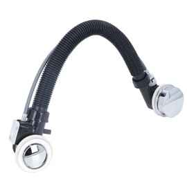 ZJchao Kit De Drenaje De Bañera, Tubo De Drenaje De Desbordamiento Flexible De 65 Cm Para Baño, Cocina, Bañera Spa Y Lavabo