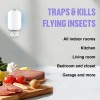 Zevo Flying Insect Trap 1+3 Refills Blue UV Light Plug-In