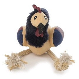 Danish Design Connie The Cockerel Soft Plush Chewable Rope Dog/Puppy Toy 11 Inch