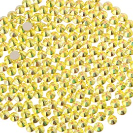 3000PCS SS12/3mm Crystal Rhinestones (Metal Sunlight), Bedazzling Flatback Glass Rhinestones for Crafting DIY Nail Art Makeup Decoration, Gems Diomand Charms for Tumbler Shoes Clothing Mug