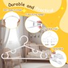 Hsei 5/10/40 Pack Baby Hangers with 10/20/80 Clips, Plastic Kids