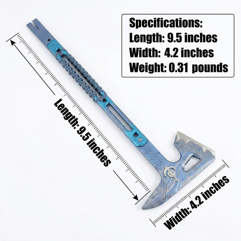 Delta Force Black Sea Tactical Axe Replica 1:1 Scale Eco-Friendly