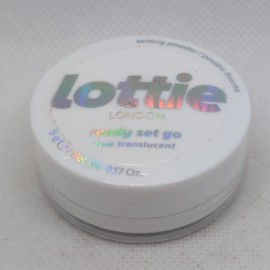 Lottie London Mini Ready Set Go Translucent Setting Powder .17oz/5g NEW & Sealed