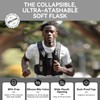 CXWLJL 250ml Soft Flask Soft Water Bottle for Running, Hiking,